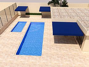 projeto cobertura piscina